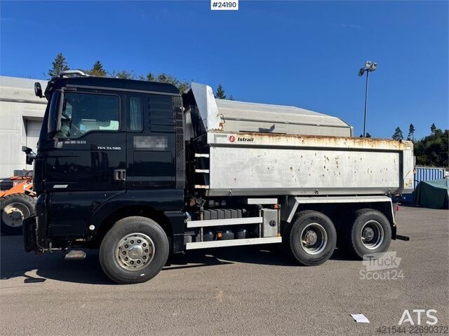 Tipper MAN TGX 33.580 6x4 Snow Plow-Equipped Tipper Truck