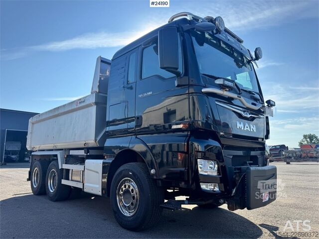 Tipper MAN TGX 33.580 6x4 Snow Plow-Equipped Tipper Truck