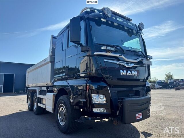 Tipper MAN TGX 33.580 6x4 Snow Plow-Equipped Tipper Truck