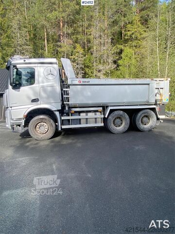 Skraldevogn Mercedes-Benz Arocs 2658 6x4 Tipper Truck – 265,000 km WATCH VID