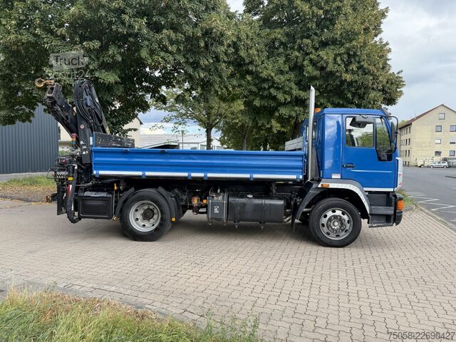 Macara montată pe camion MAN L82 - 15.220 - 279 Tkm - Kipper - Kran