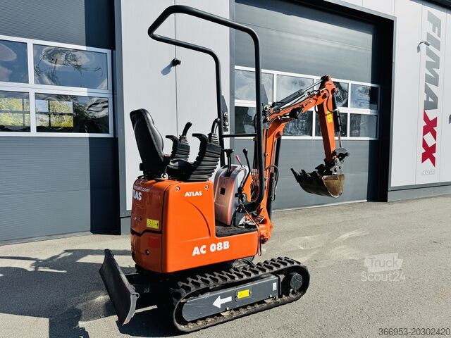 Minikoparka ATLAS AC 08B - 2 X SCHAUFEL