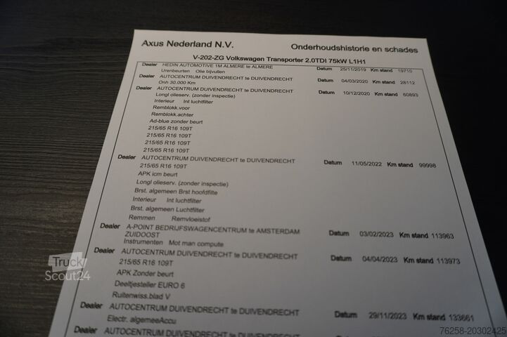 Kastenwagen Volkswagen Transporter 2.0 TDI EURO 6 - Airco - Cruise - P...