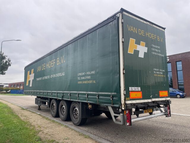 Bâché à rideaux latéraux Schmitz SCS 24/L Tautliner / SAF Axles / Discbrakes / N...