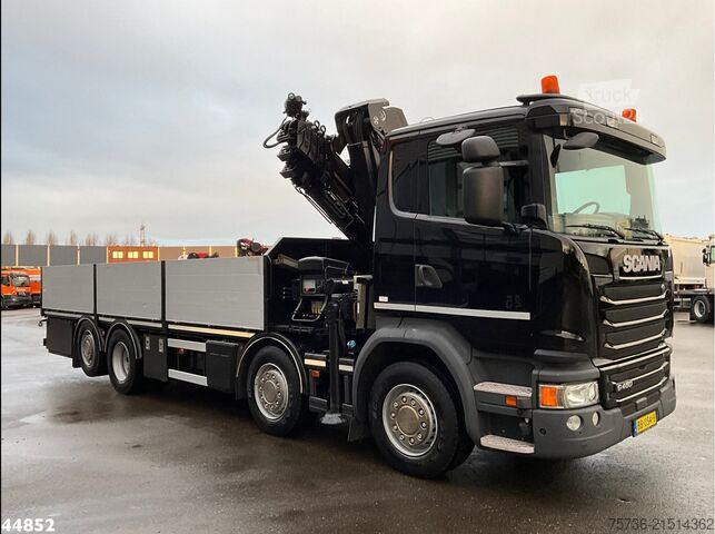 Vrachtwagen met kraan Scania G 450 Euro 6 Hiab 28 Tonmeter laadkraan