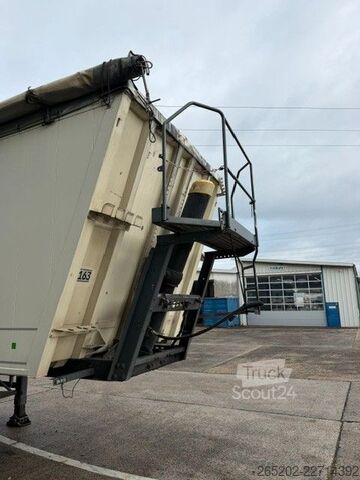 Semi-remorque benne KEMPF Alukastenmulde 3x9t, 63 cbm