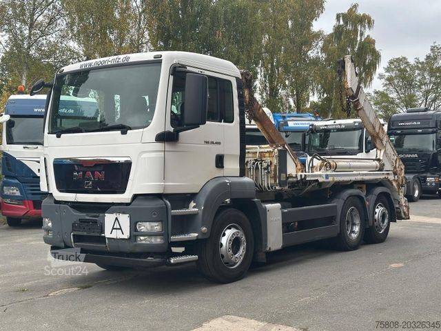 Pašizgāzējs kravas automobilis MAN TGS 26.400 Absetzer AK 16.T Meiller Lenk E5 Int.