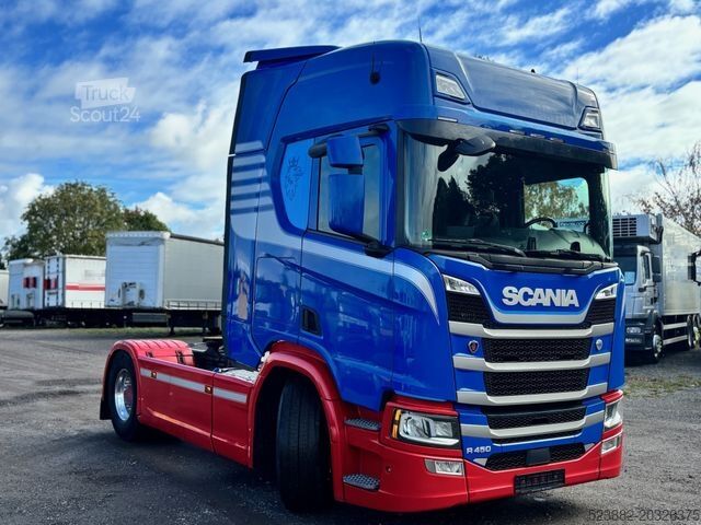 Standart çekici ünitesi SCANIA R450 Retarder*Nebenantrieb*ALCOA*Neue Kupplung