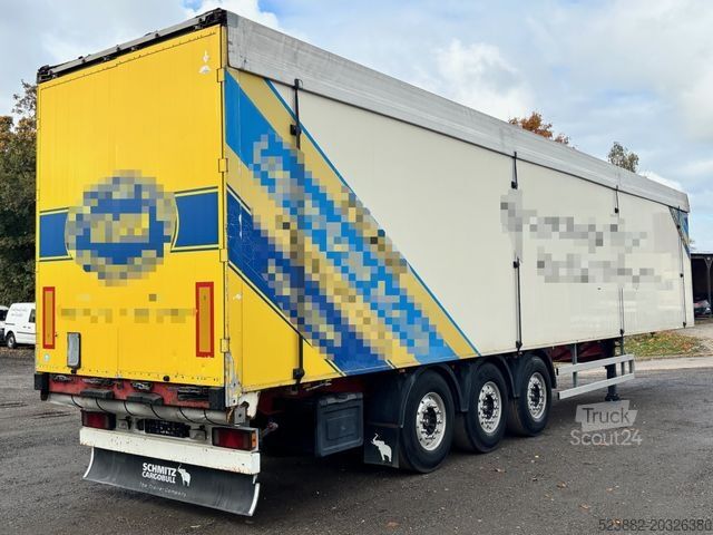 Semitrailer med walking floor SCHMITZ CARGOBULL SW 24 90 m³*ALCOA*SAF*Podest*Plane*Seitentüren