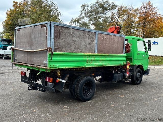 Tre-sidet tipbil MAN L04 10.150 Meiller MK56RS2*2xAHK*2xAusschübe*TÜV