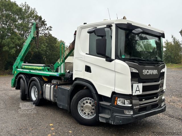 Savivartis sunkvežimis SCANIA G450 Meiller 16T*Retarder*3xHaken*FUNK*Voll-Luft