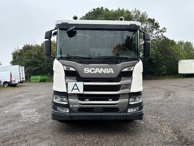 Absetzkipper LKW SCANIA G450 Meiller 16T*Retarder*3xHaken*FUNK*Voll-Luft