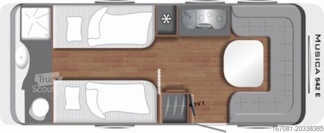 Asuntovaunu LMC Musica 542 E