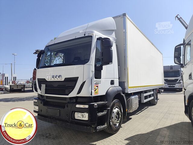 Teherautó furgonnal és hidraulikus emelőhátfallal Iveco stralis 420