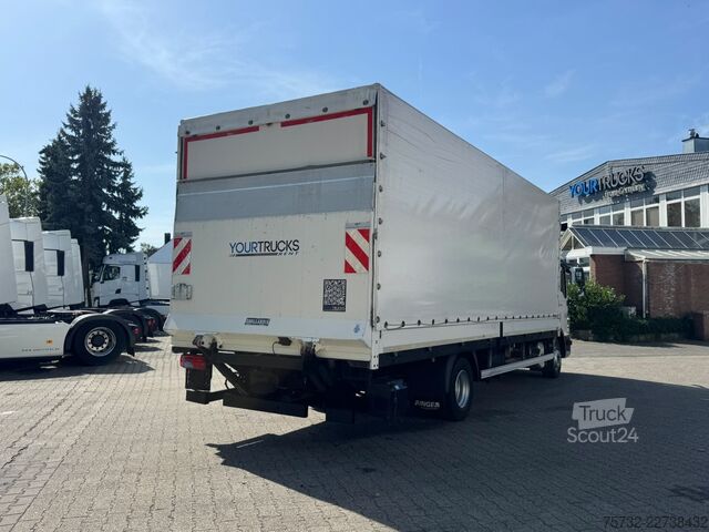 Camion plateau avec bâche MAN TGL 12.220 Plane AHK 6,1 m Luft Klima LBW