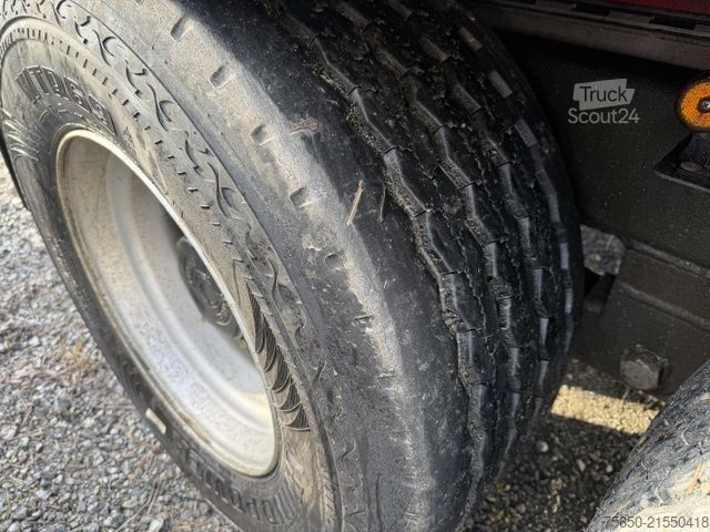 Remorcă basculantă trilaterală  TK14  14,4 t Tandemkipper- Tieflader Breitbereifung