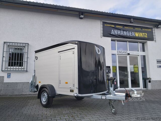 Caisse fermée (ou tôlé) Cheval Liberté Roadster Sport C 255 Aluminium Seitenwände Seitentür Heckrampe 1300kg gebremst direkt
