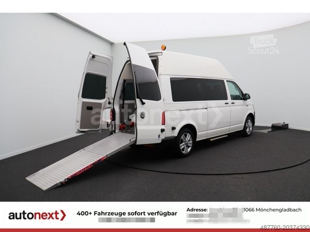 Minibus VOLKSWAGEN T6 Transporter Hochdach Rollstuhl-Rampe Tragestu