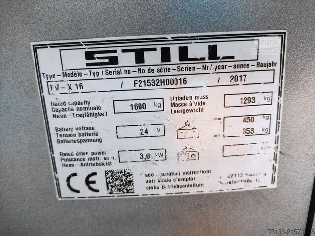 Pallstaplare Still FV-X-16