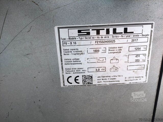 Pallstaplare Still FV-X-16