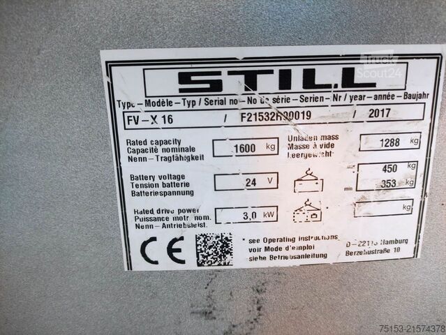 Pallstaplare Still FV-X-16
