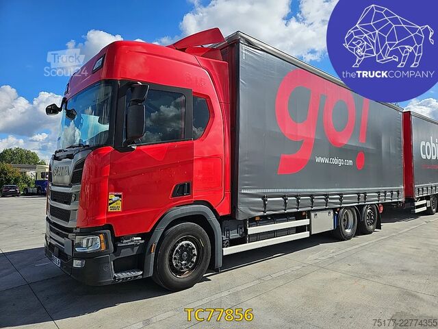 Розсувний тент Scania R 450