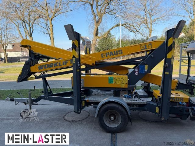 Trailer with working platform Paus PAUS GT 16AG  Arbeitshöhe 16m 200kg Stromagregat
