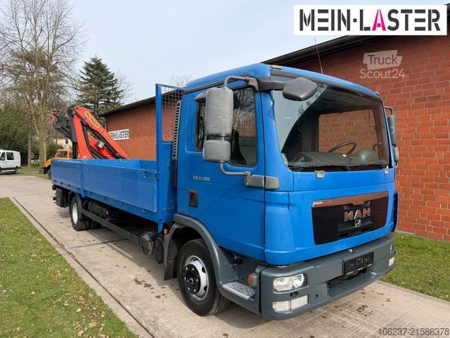Truck mounted crane MAN TGL 12.220 PK 9002 EH-C 19 m Funk