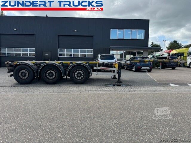 Konténerszállítás Kässbohrer 3 AS CONTAINERCHASSIS, MULTI FUNCTIONAL ALL CON...