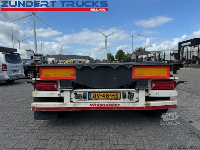 Konténerszállítás Kässbohrer 3 AS CONTAINERCHASSIS, MULTI FUNCTIONAL ALL CON...