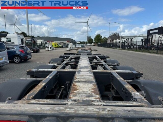 Konténerszállítás Kässbohrer 3 AS CONTAINERCHASSIS, MULTI FUNCTIONAL ALL CON...