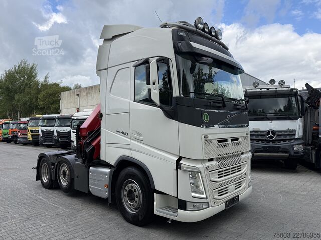 Standardowy ciągnik siodłowy Volvo FH460 6X2 Kran HMF 2620 bis 18.50 Meter