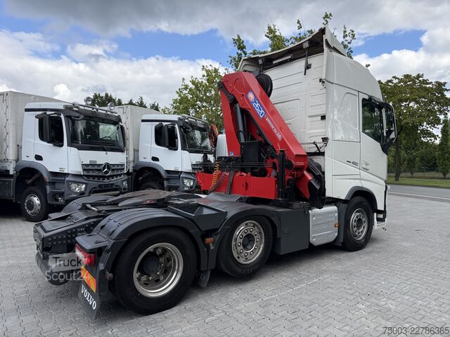 Żuraw samochodowy Volvo FH460 6X2 Kran HMF 2620 bis 18.50 Meter
