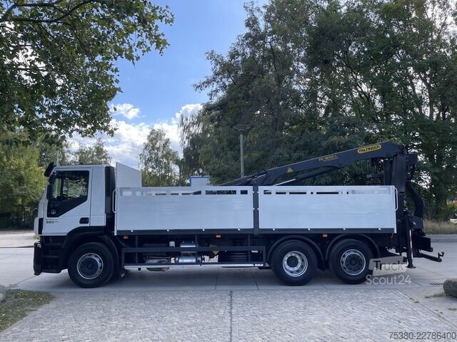 Automobilis ar plakanu platformu iveco Stralis AD 260S36Y Palfinger PK 18001 L AC*