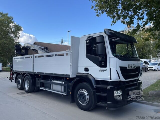 Automobilis ar plakanu platformu iveco Stralis AD 260S36Y Palfinger PK 18001 L AC*