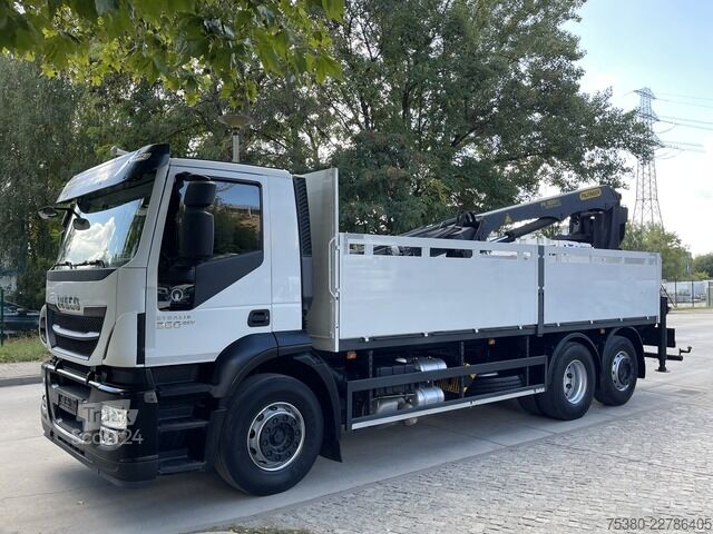 Kravas automašīnai uzstādīts celtnis iveco Stralis AD 260S36Y Palfinger PK 18001 L AC*