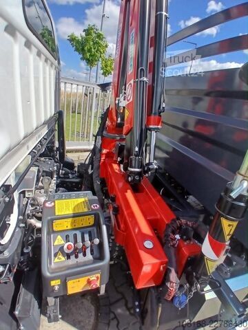 Krāns ar pašizgāzēju Fuso Canter 7C15 Fassi Kran 3-seiten Kipper