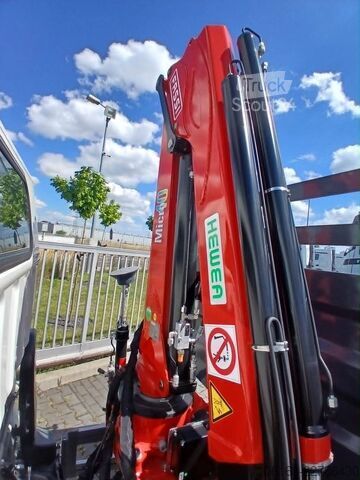 Krāns ar pašizgāzēju Fuso Canter 7C15 Fassi Kran 3-seiten Kipper