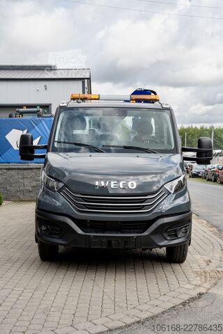 камион с кран и фургон Iveco Daily 70C18 Kran Hyva Pritsche 5 m