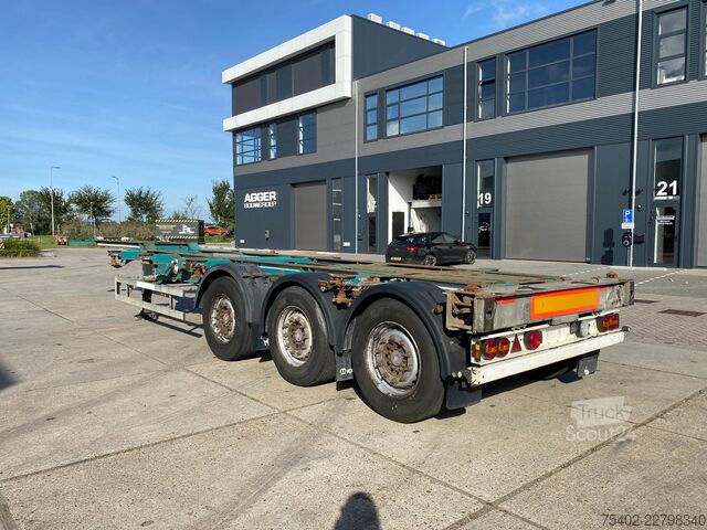 Přeprava kontejnerů Schmitz Cargobull SCF 24 / SAF + Disc / 1x Extendable / 1x Lift A...