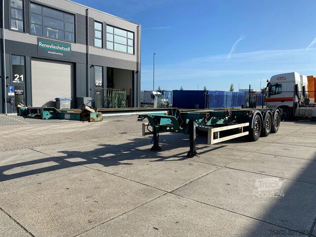Přeprava kontejnerů Schmitz Cargobull SCF 24 / SAF + Disc / 1x Extendable / 1x Lift A...