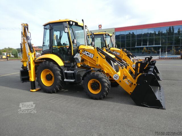 JCB - Verdens ledende gravemaskinlaster JCB 3CX IND-E Baggerlader Stufe 5