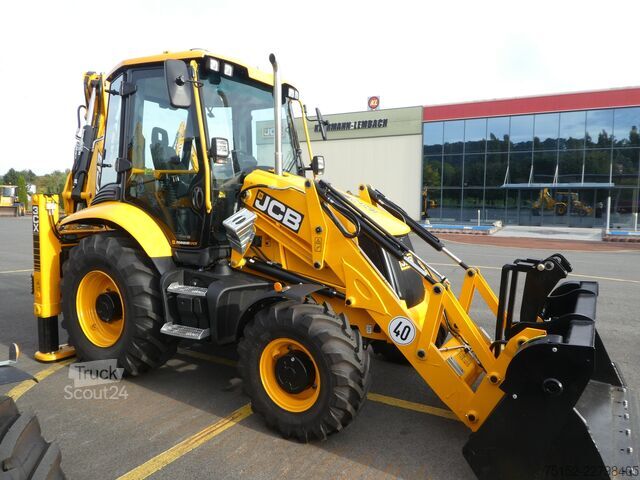 JCB - Verdens ledende gravemaskinlaster JCB 3CX IND-E Baggerlader Stufe 5