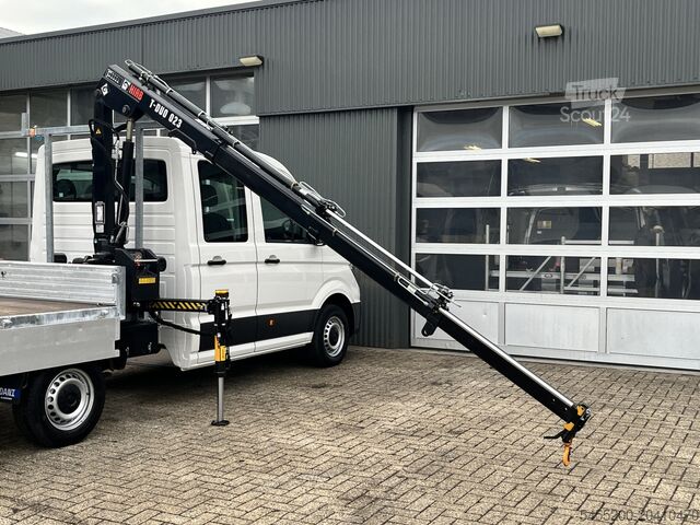 Emelvényes teherautó daruval Volkswagen Crafter 35 2.0 TDI DC Hiab Laadkraan 023-3 Trek...