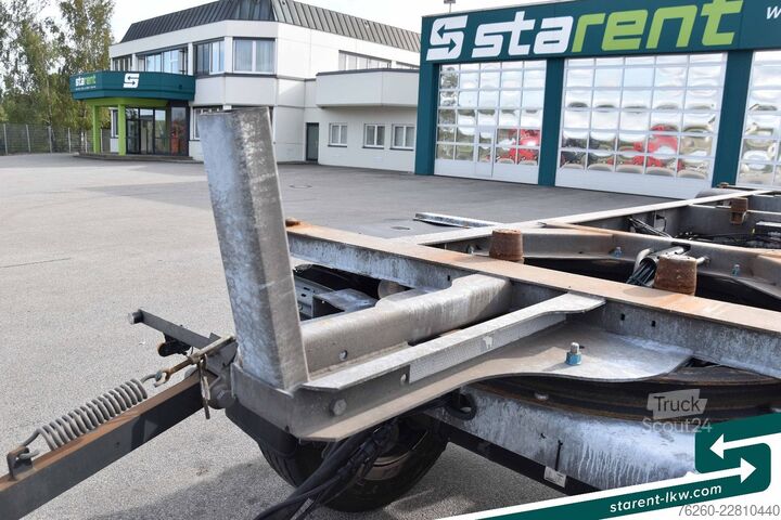 Šasijski priklopnik SCHMITZ CARGOBULL Lafette AWF 18 BDF  Wechselrahmen verzinkt MIETE