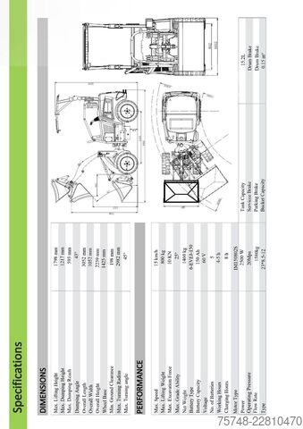 Wiellader  Radlader Hoflader Elektro