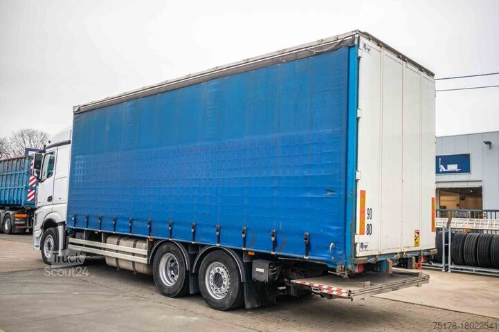 Plachta MERCEDES ACTROS 2548-6X2+E6+VOITH-(+remorque: +5.000 € )