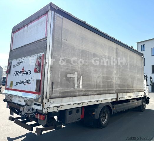Valníkový nákladní automobil s plachtou MERCEDES-BENZ 1224 Atego 3, LBW, Klima, 6 Zyl., AHK