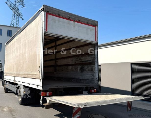 Valníkový nákladní automobil s plachtou MERCEDES-BENZ 1224 Atego 3, LBW, Klima, 6 Zyl., AHK