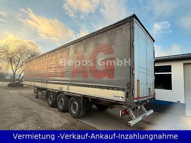 Open semitrailer SCHMITZ CARGOBULL SCS 24/L 13.62  E DB-Bahnverladung-Bordwandsider